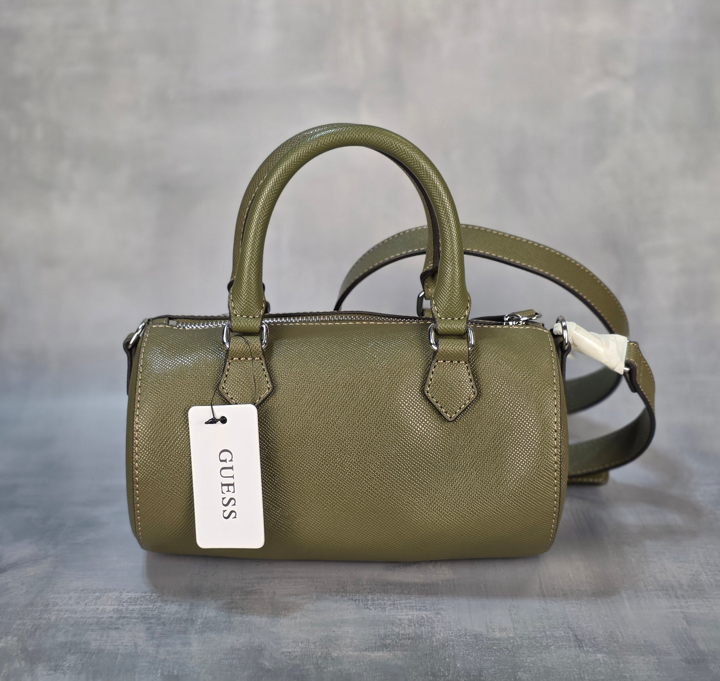 Guess Faux Leather Olive