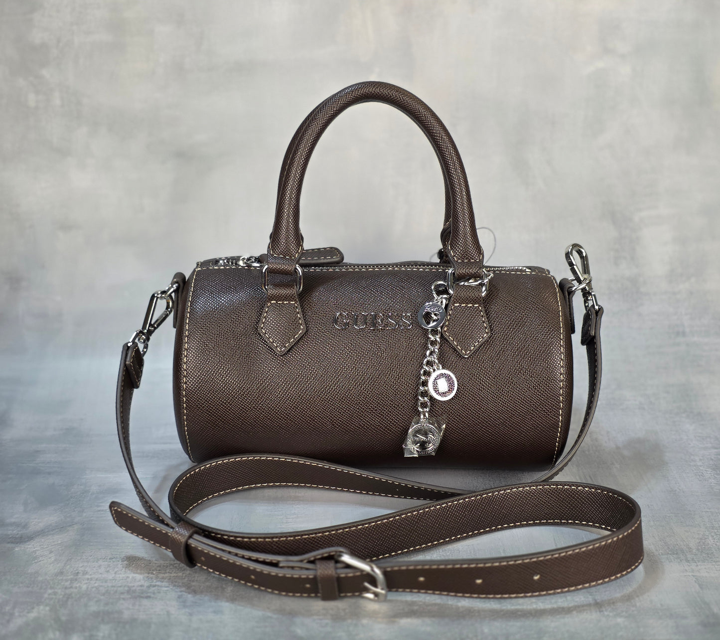 Guess Faux Leather Chocolate