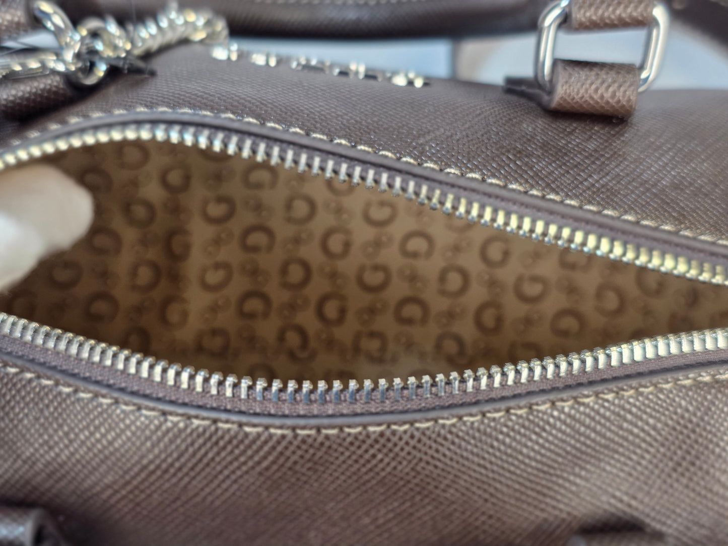 Guess Faux Leather Blue