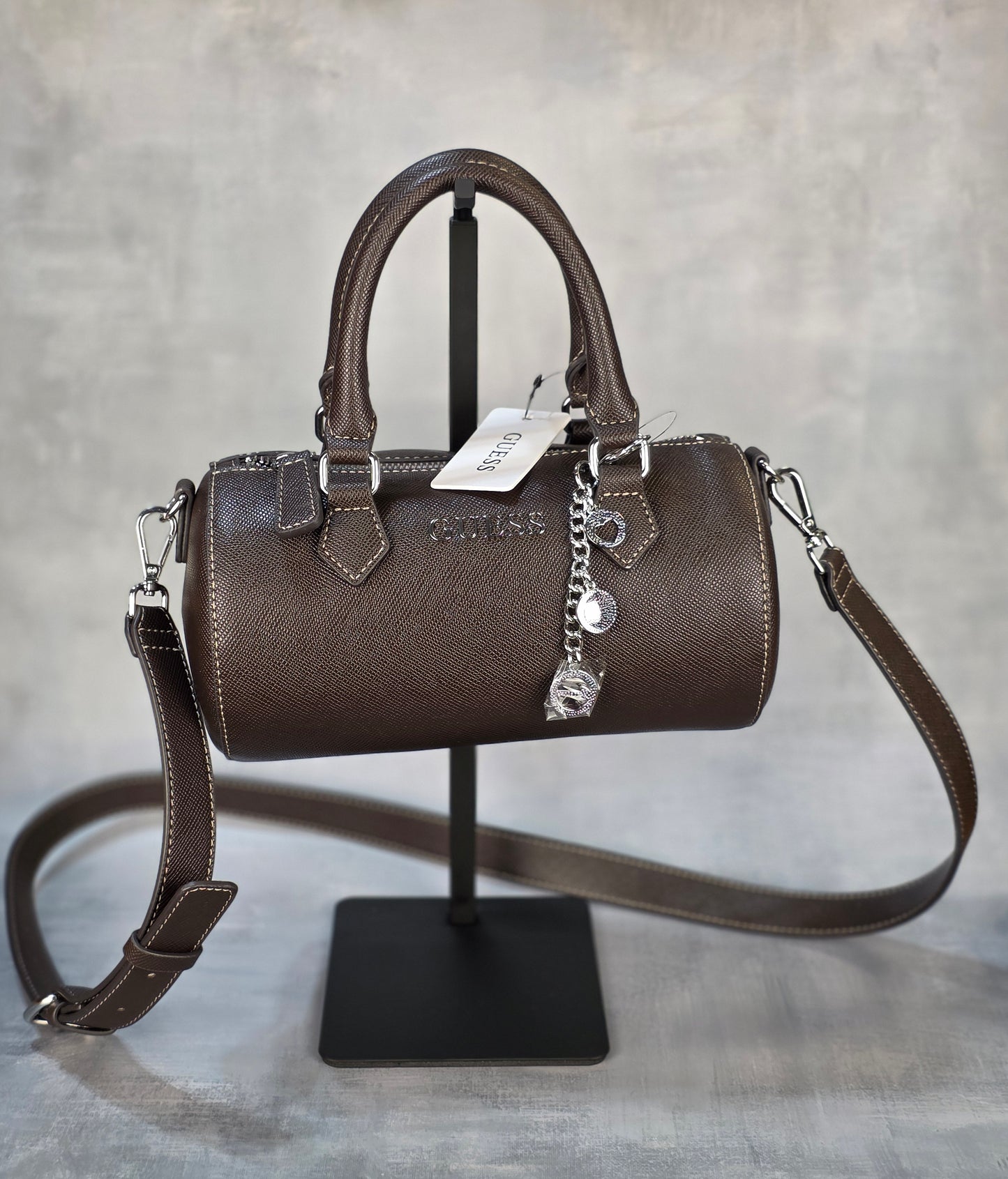 Guess Faux Leather Chocolate
