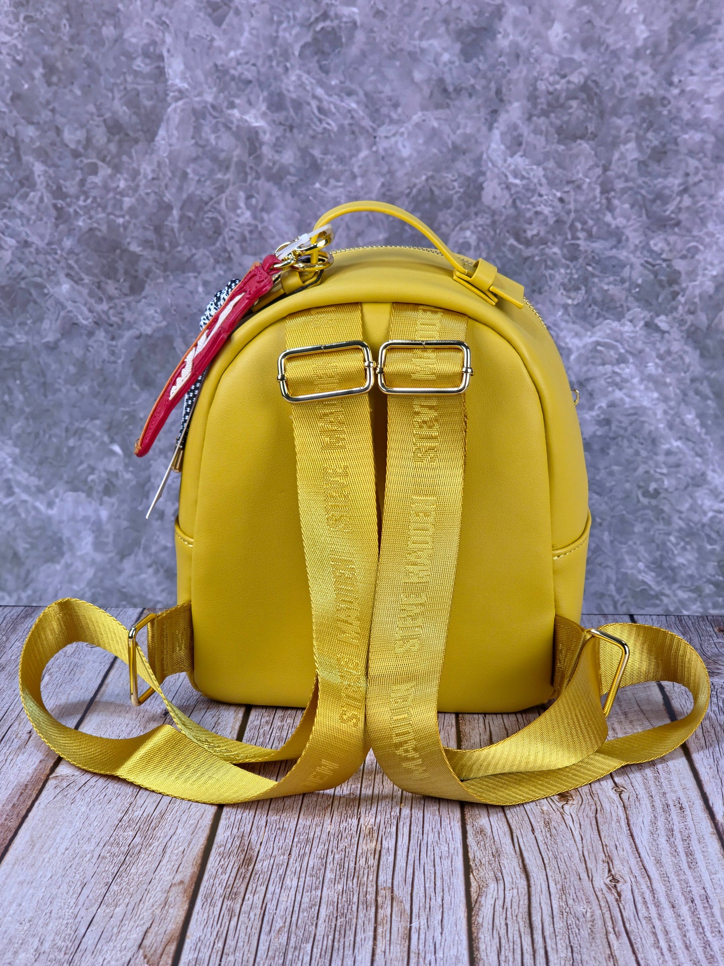 Steve Madden Bblogo Mini Mustard Backpack