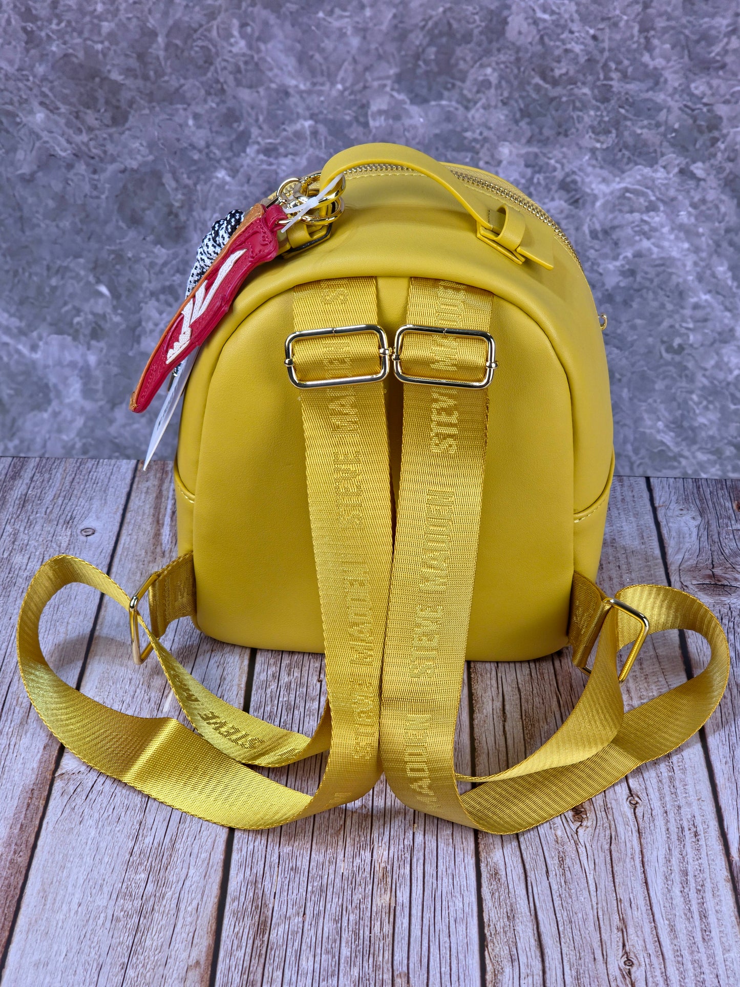 Steve Madden Bblogo Mini Mustard Backpack