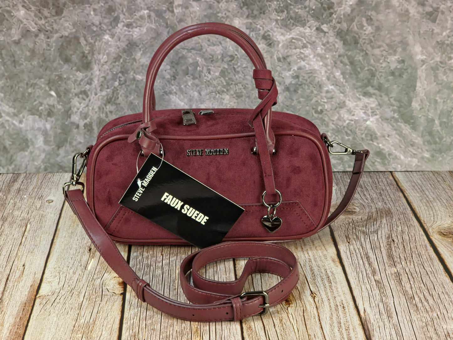 Steve Madden Bdiver-s Bloodstone Crossbody/Handbag Set