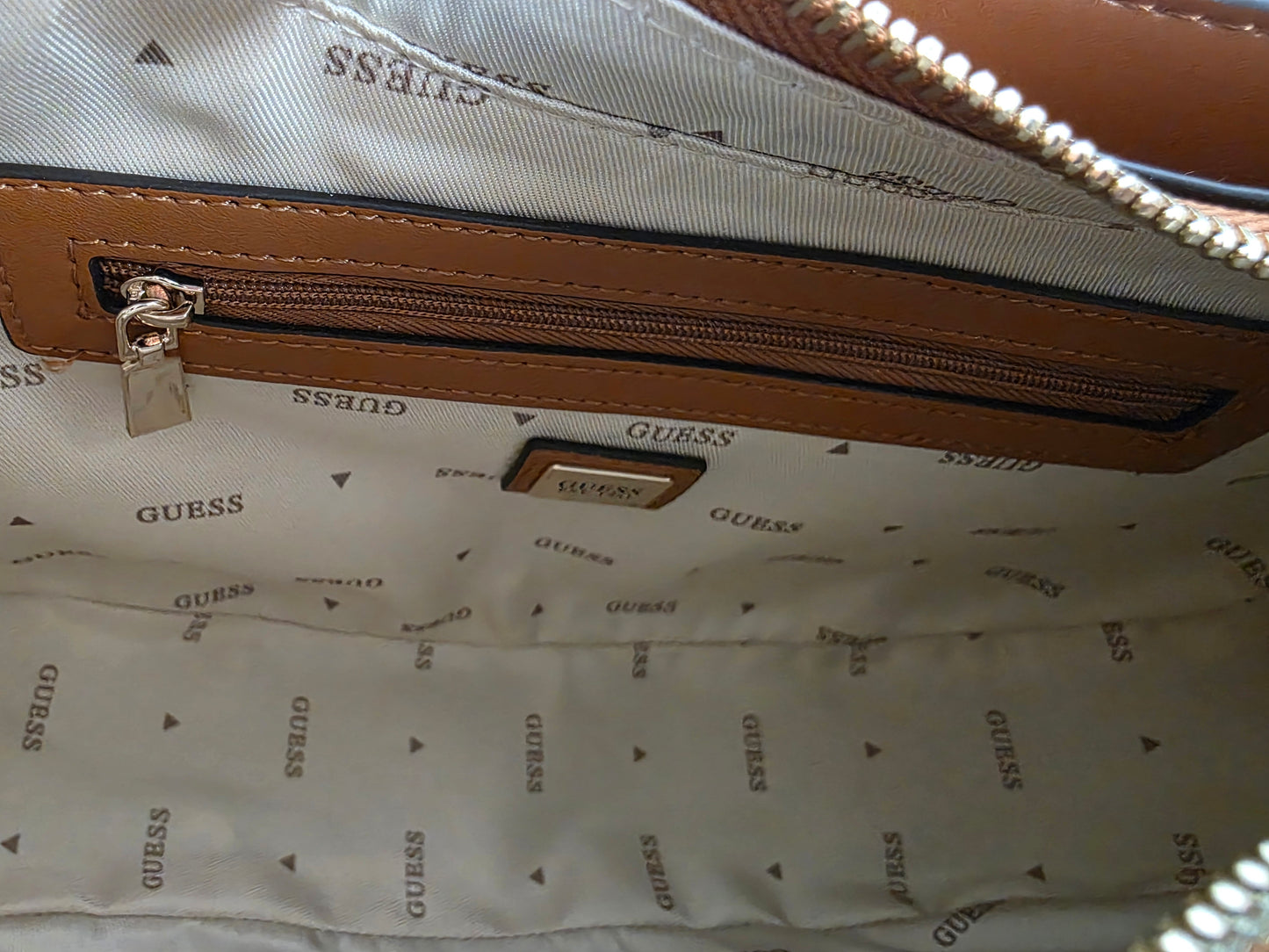 Guess Tan Leather Women's Bag