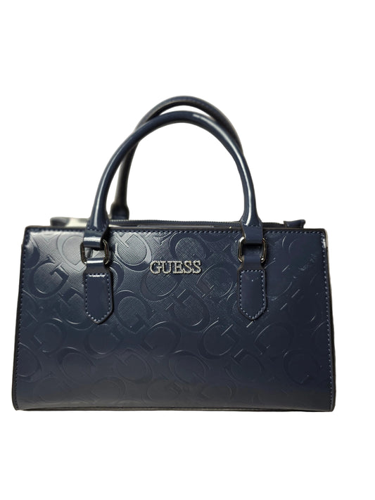 Guess Navy Embossed Women's Handbag