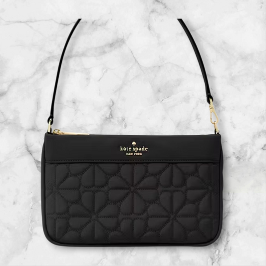 Spade Flowers Quilted Fabric