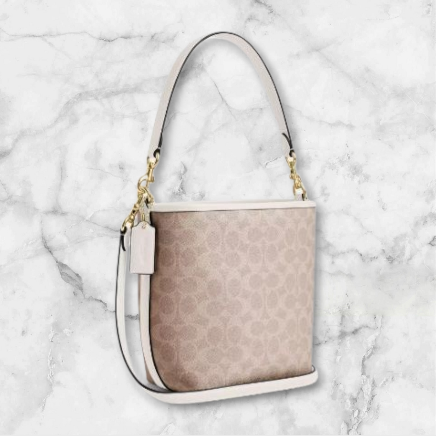 City Bucket Bag Signature Canvas