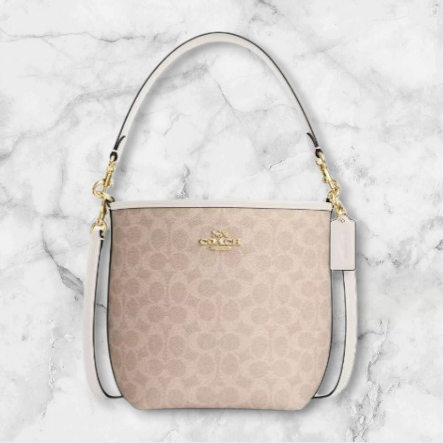 City Bucket Bag Signature Canvas