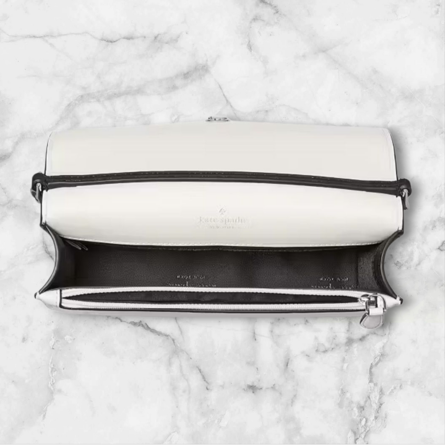 Kate Spade Madison Willow Mini Flap Crossbody Platinum Gray