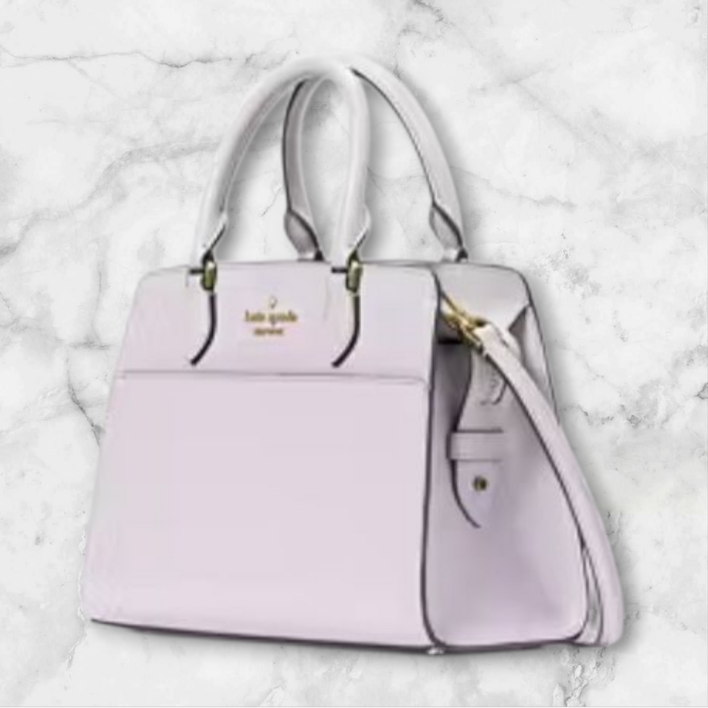 Kate Spade Madison Small    Pastel Satchel Lavender Handbag