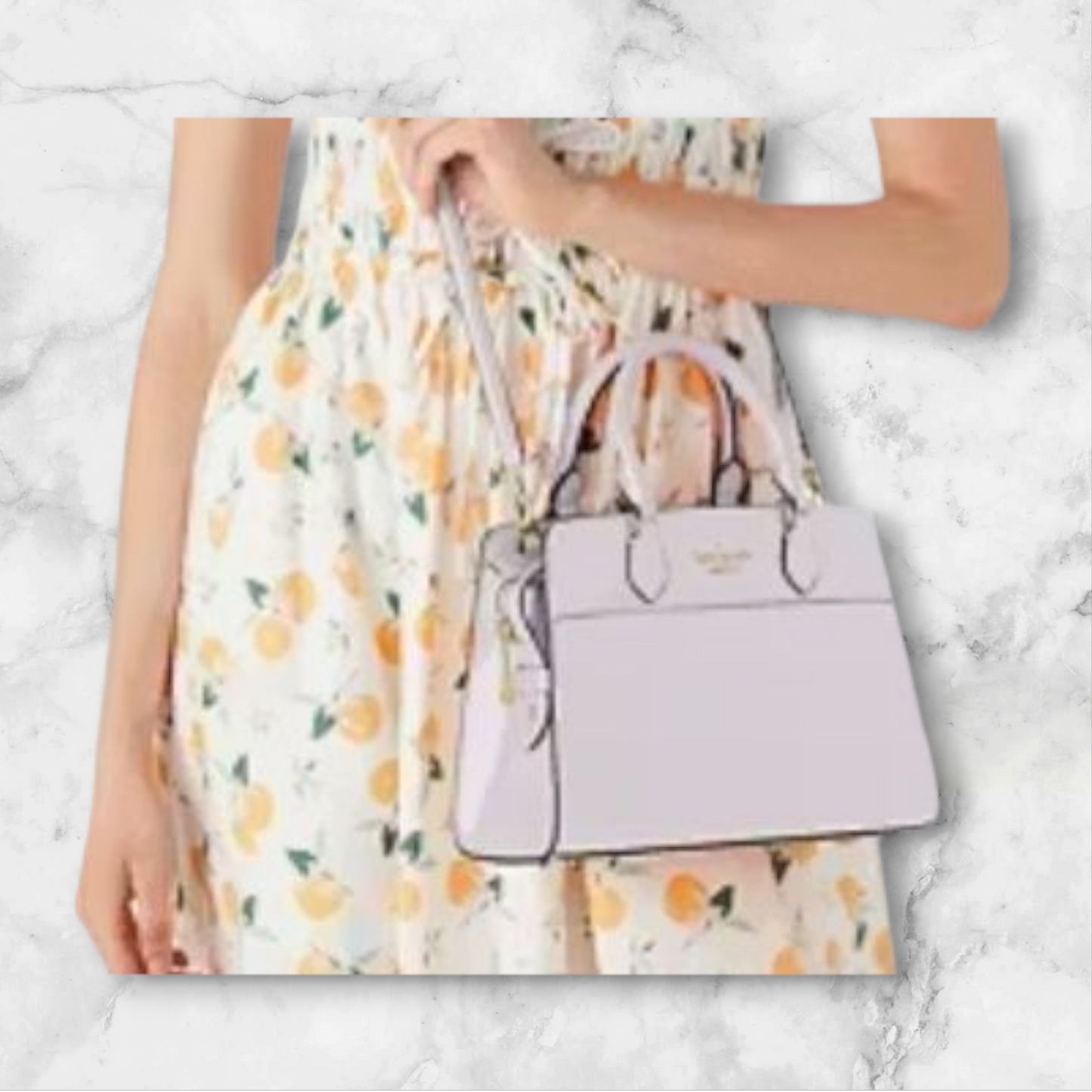 Kate Spade Madison Small    Pastel Satchel Lavender Handbag