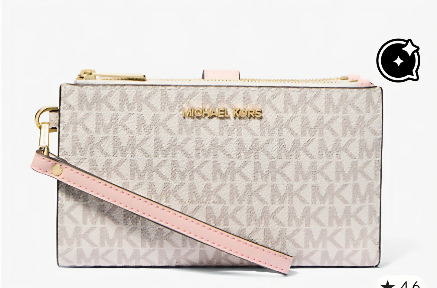 Michael Kors Pink and Cream Wallet