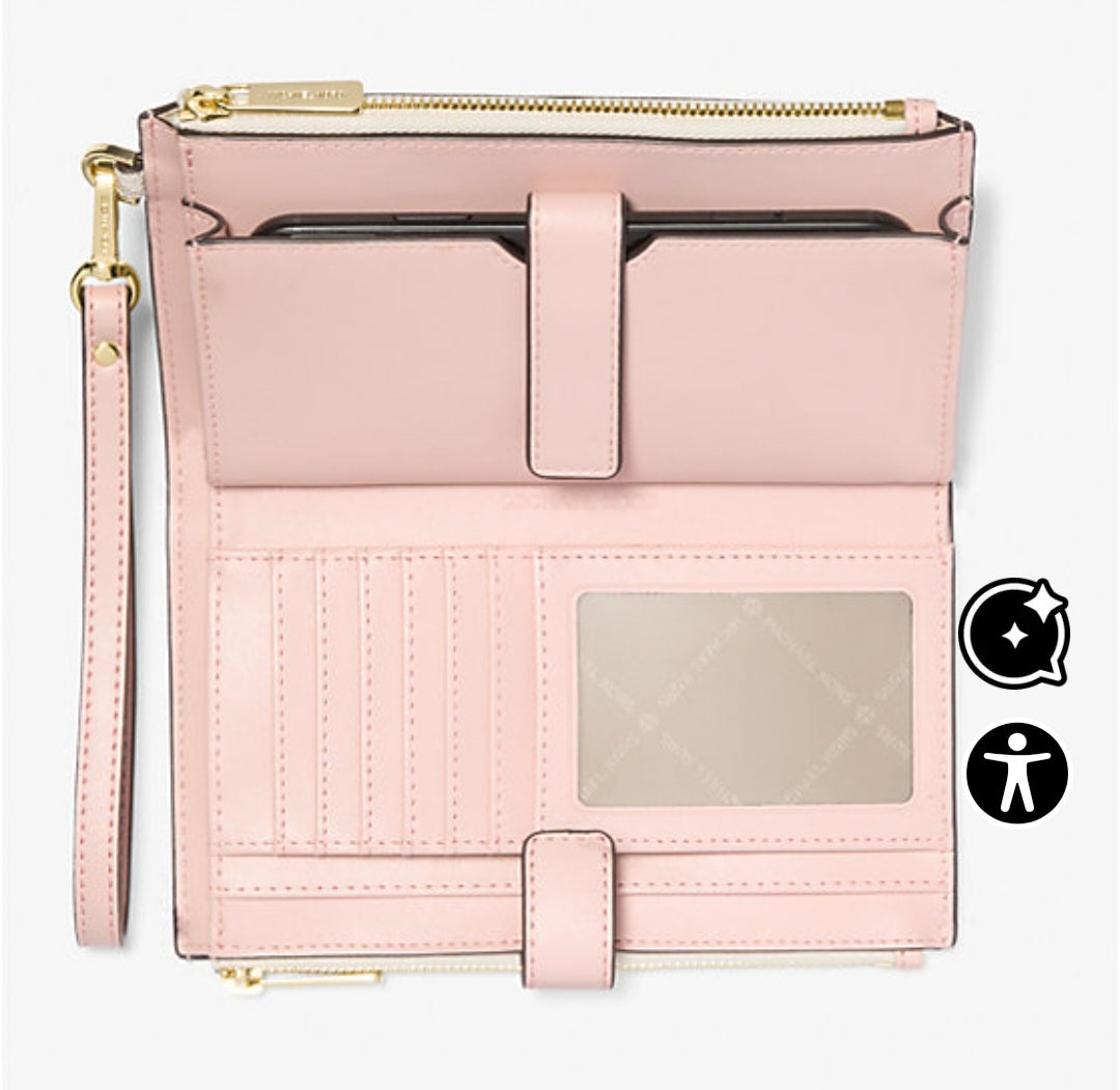 Michael Kors Pink and Cream Wallet