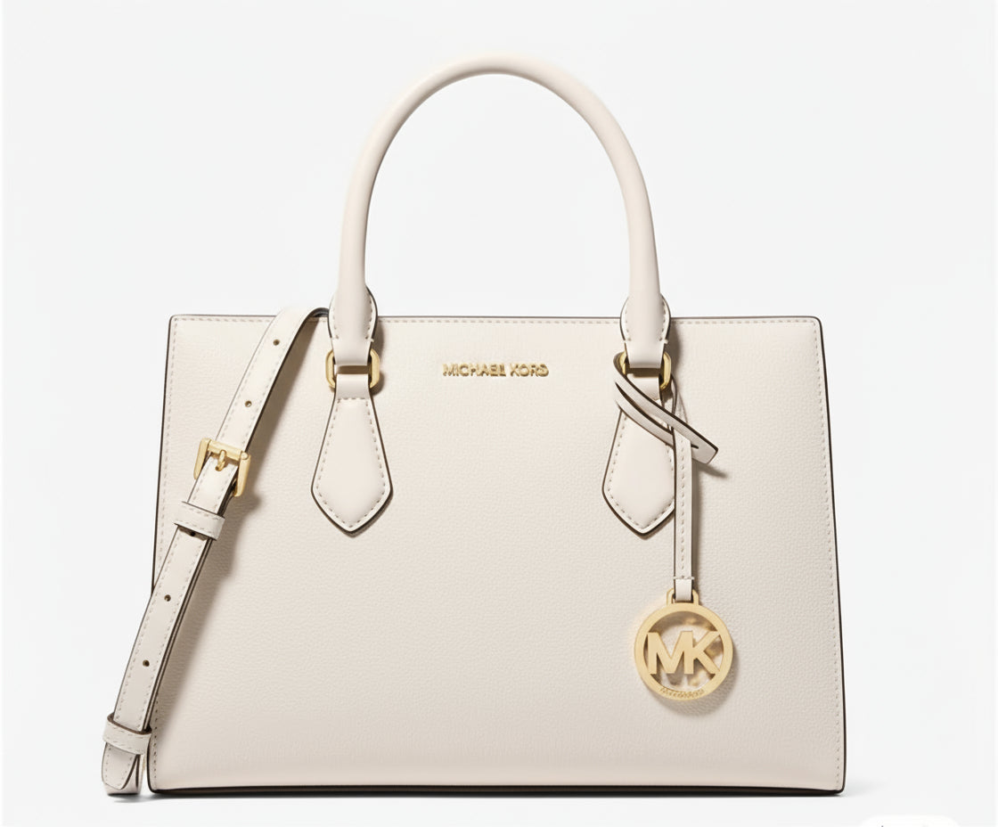 Michael Kors Sheila Medium Logo Satchel LT CRM