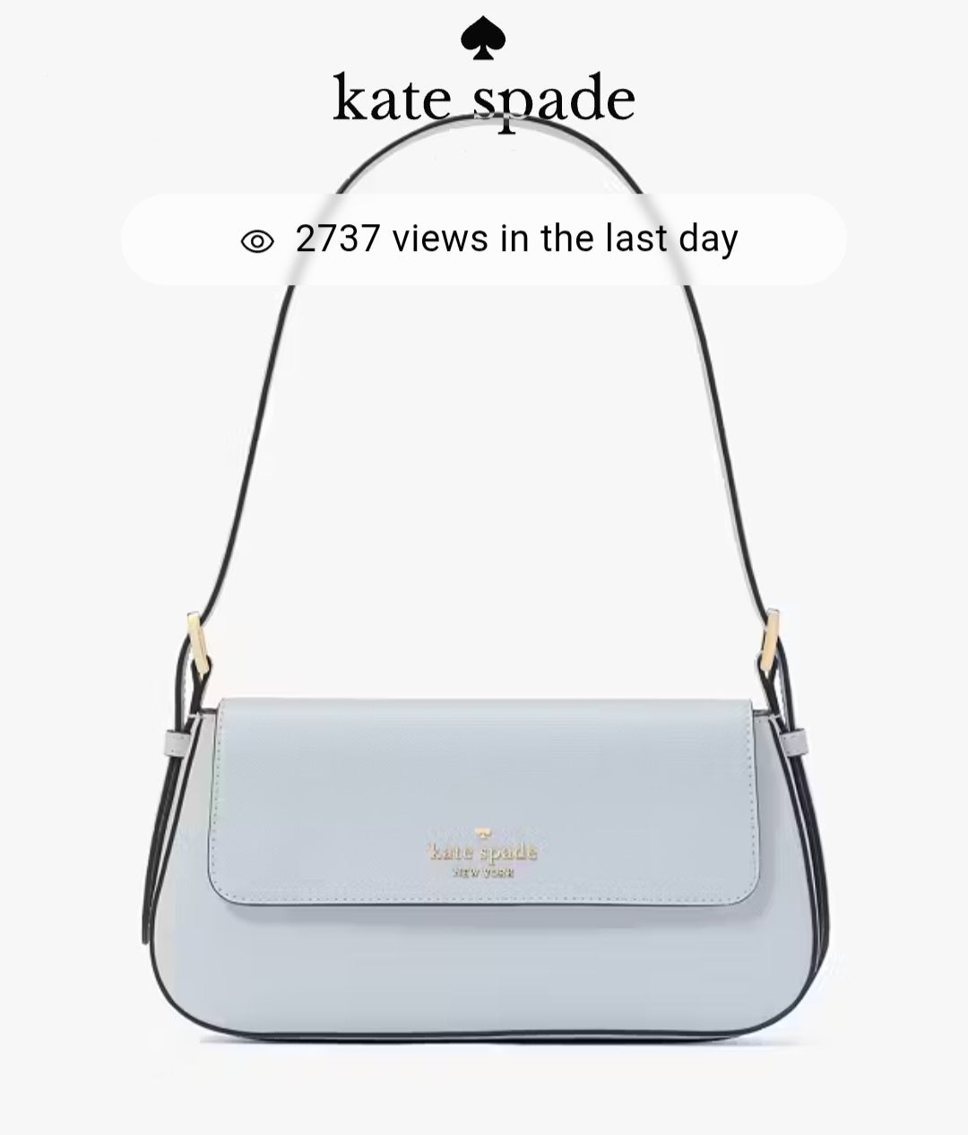Kate Spade Madison Saffiano leather small flap shoulder bag