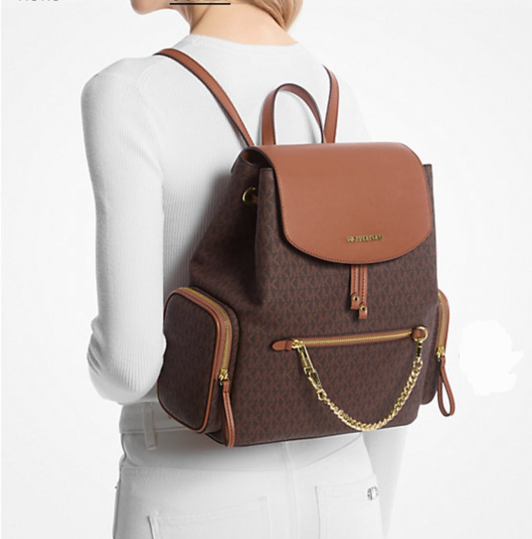 Michael Kors Jet Set Large Logo Backpack