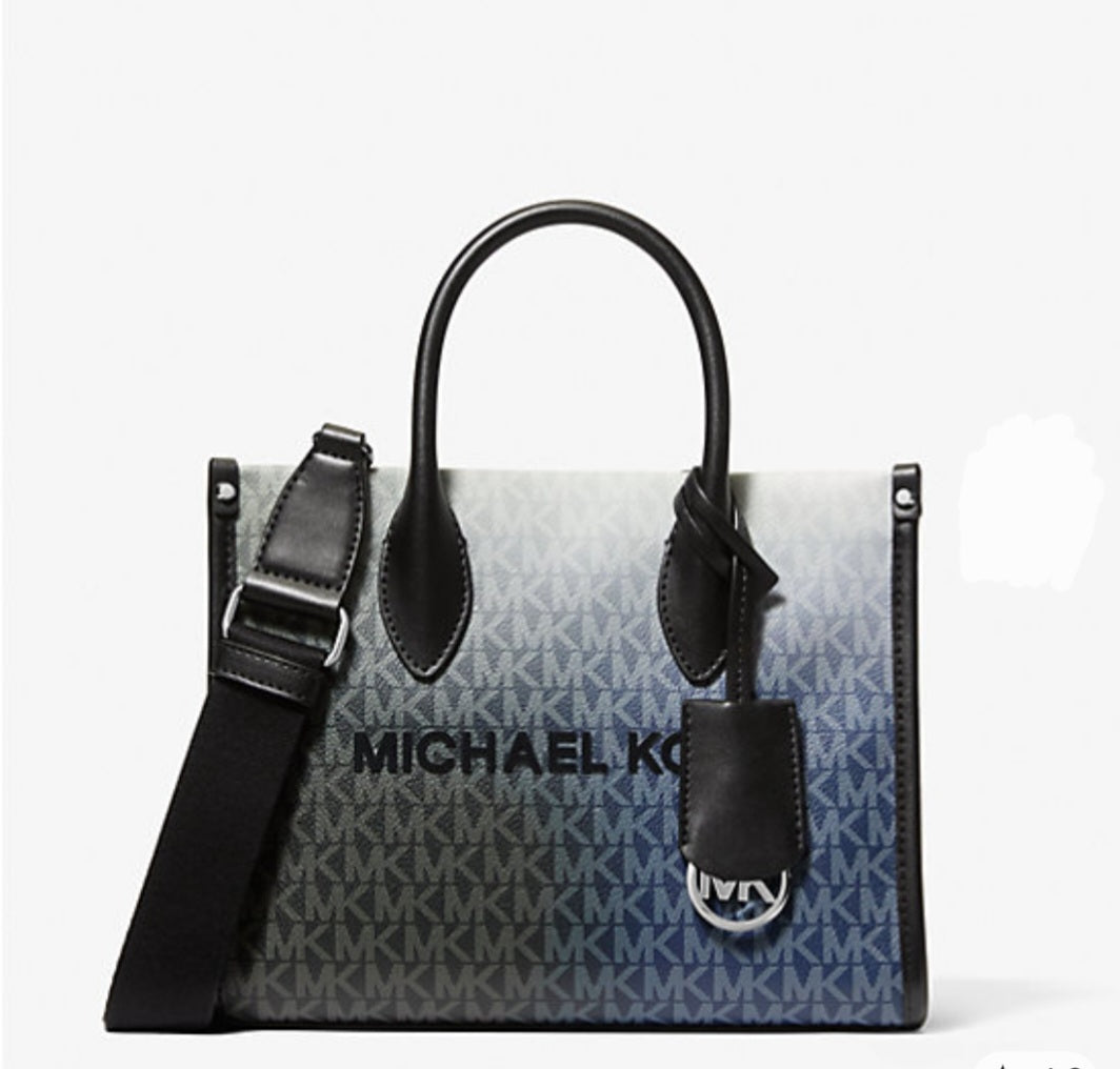 Michael Kors Mirella Small Ombré Signature Logo Crossbody Bag