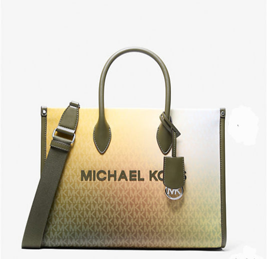 Michael Kors Mirella Small Ombré Signature Logo Crossbody Bag