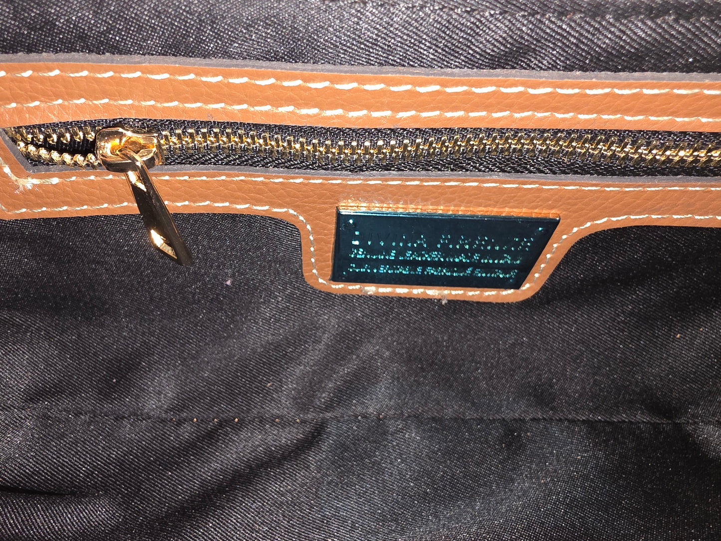 Divina Firenze Brown Suede and Leather Women's Bag