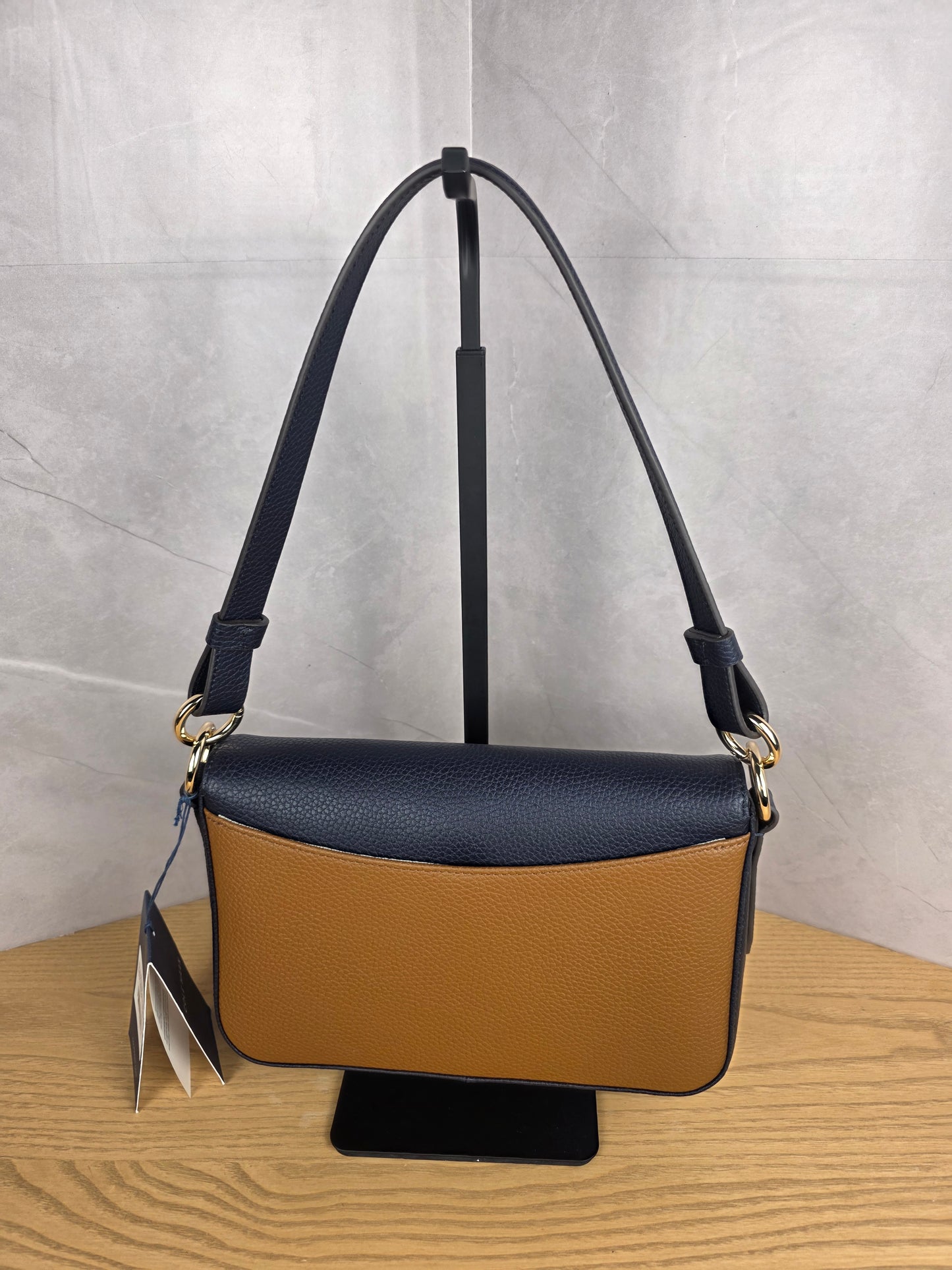 Cole Haan Chic Navy and Brown Women's Bag