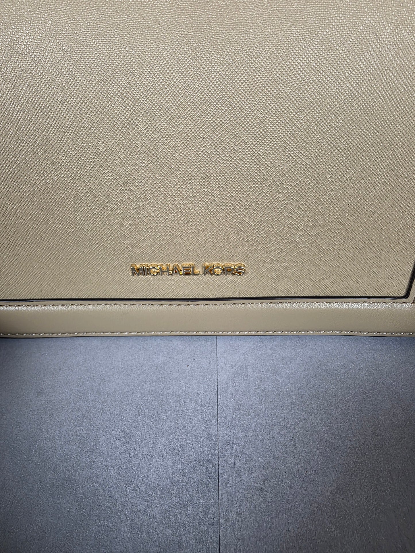 Michael Kors Tan Crossbody Bag with Logo Strap