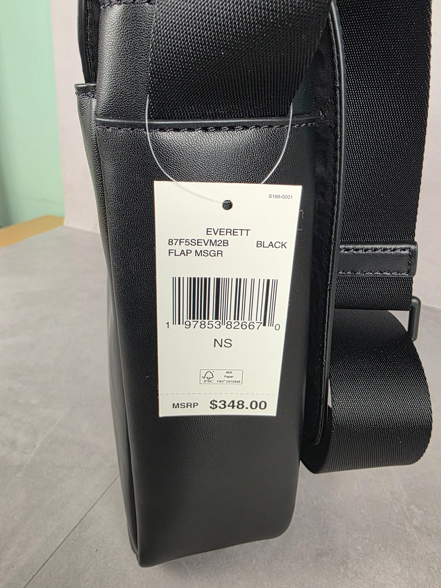 Michael Kors Black Laptop Messenger Bag