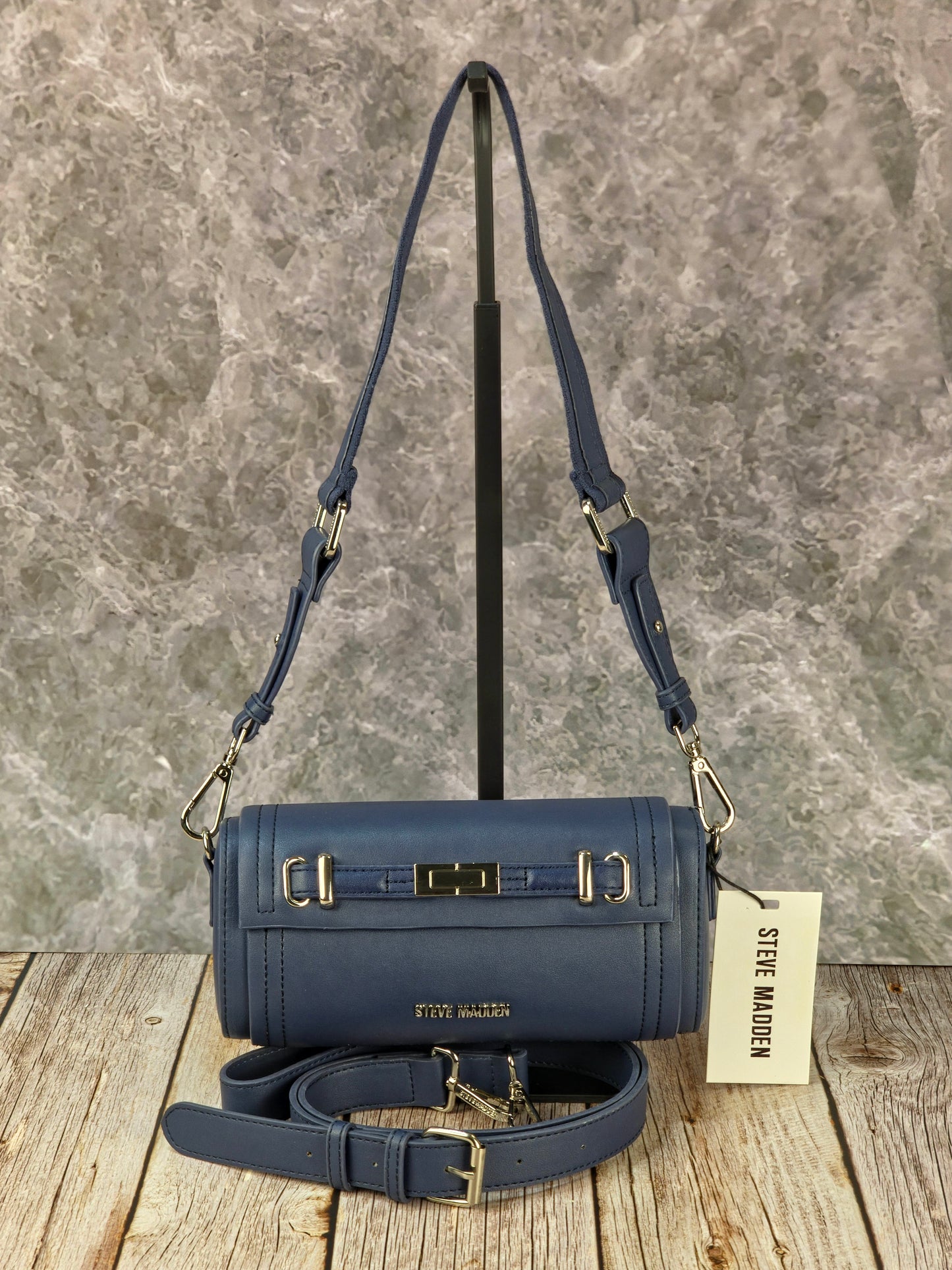 Steve Madden Brollins Navy Crossbody Bag