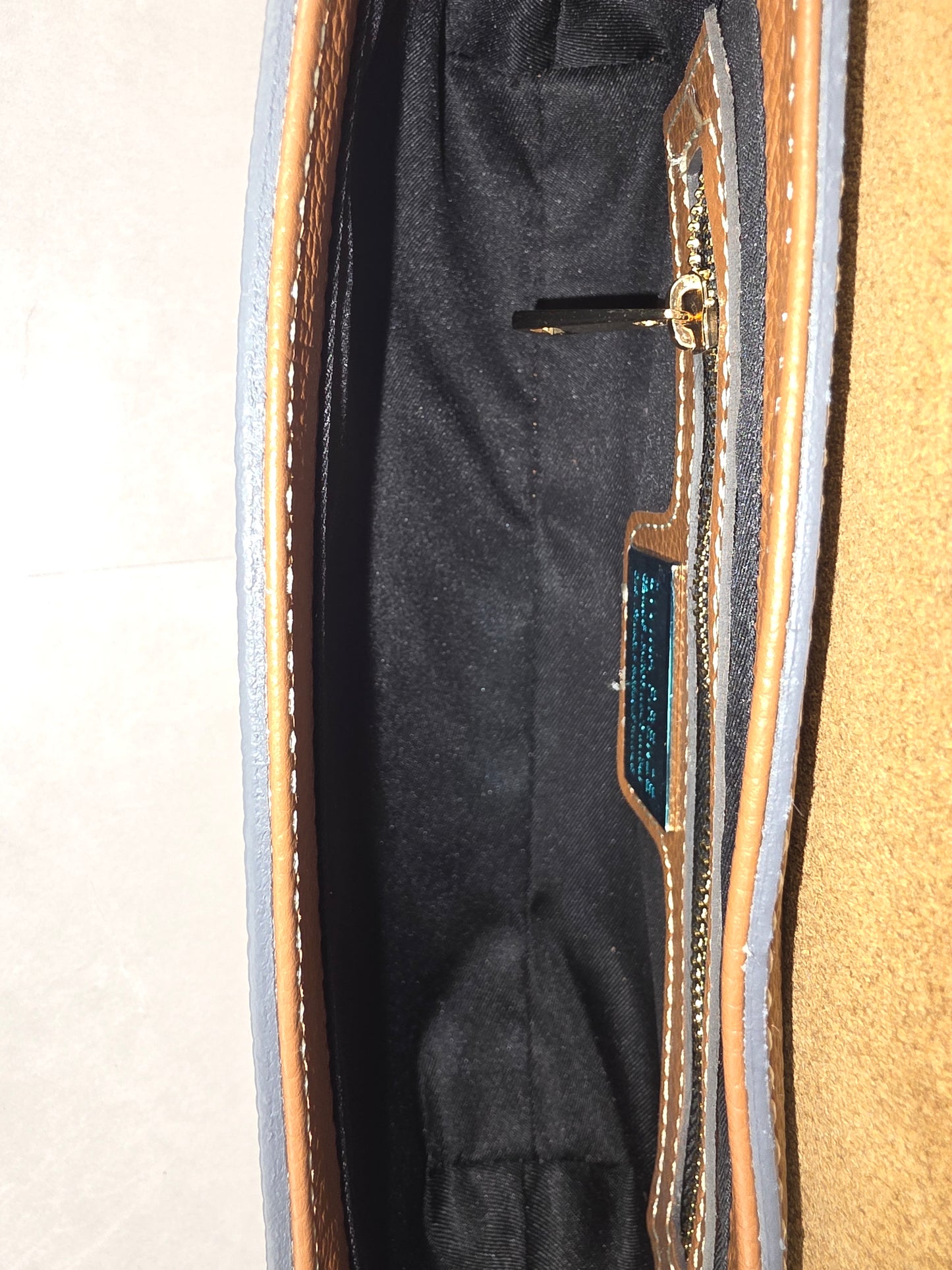 Divina Firenze Brown Suede and Leather Women's Bag
