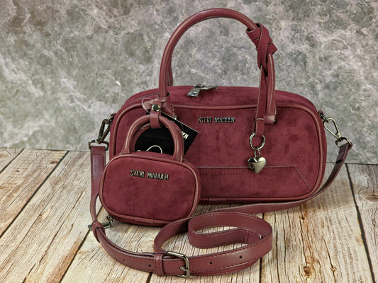 Steve Madden Bdiver-s Bloodstone Crossbody/Handbag Set